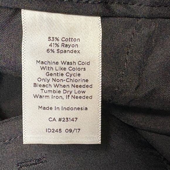 Talbots Hampshire Ankle Pants - Curvy Fit Black Womens Plus Size 18WP PETITE - Picture 6 of 9